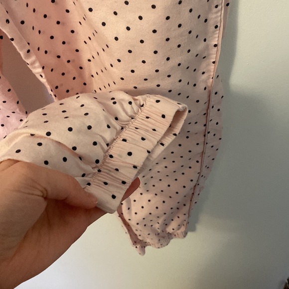 Polka Dot Victoria Secret Jogger Pyjama Pants with Drawstring - Picture 3 of 7